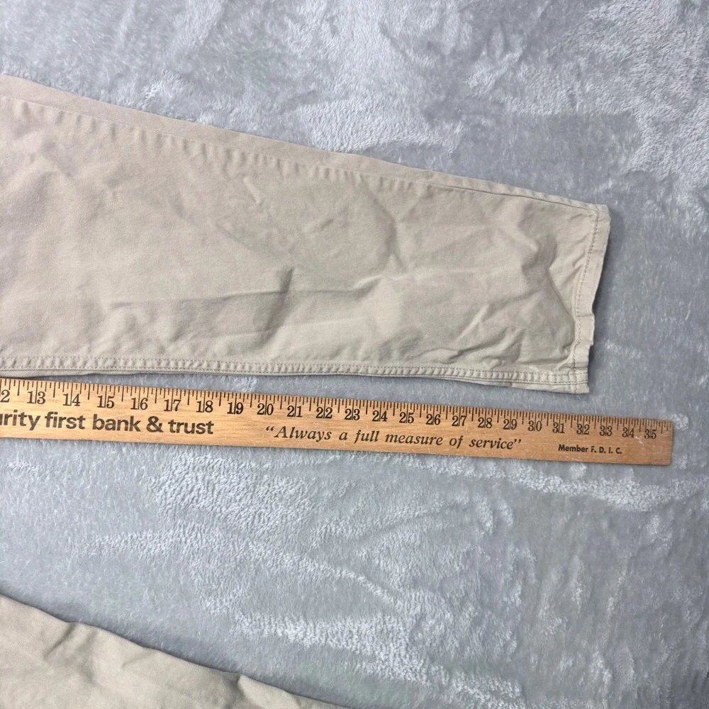 Levi's 514 Straight Fit Pants Mens 34x32 Khaki Tan Stretch Cotton Twill Chinos